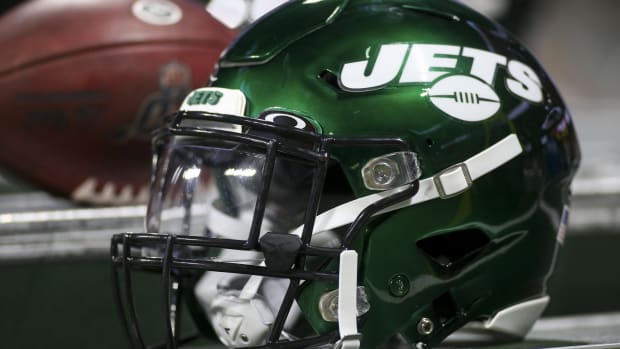 New York Jets helmet during preseason
